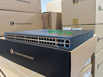 cnMatrix EX2052-P Switch Cambium 48 Ports GE PoE+, 4x 10G SFP+ Uplink