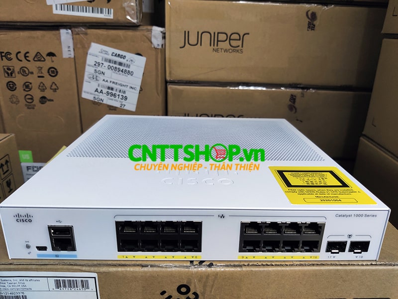 Switch Cisco C1000-16P-2G-L​ 16 Cổng PoE+