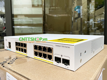 C1000-16P-E-2G-L | Switch Cisco witch 16x GE RJ45 PoE+, 2x SFP