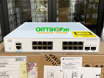 C1000-16T-2G-L Cisco Catalyst 1000 with 16 Ports GE, 2 SFP Slot Uplink