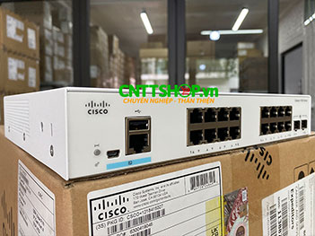 Switch Cisco C1000-16T-E-2G-L 16x GE, 2x SFP NHỎ GỌN GIÁ RẺ