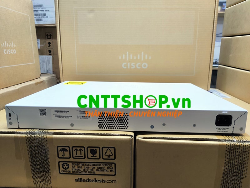 C1000-24FP-4X-L Cisco Catalyst 1000 with 24x 10/100/1000 PoE+ ports, 4x 10G SFP+