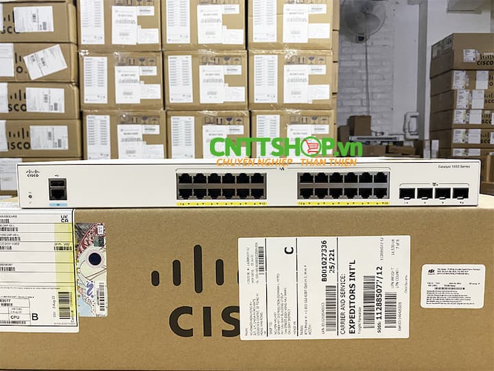 Thiết bị chuyển mạch Switch Cisco C1000-24P-4X-L