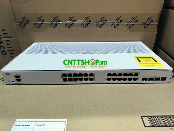 Kết nối nhiều thiết bị hơn, truyền dữ liệu nhanh, chính xác hơn với Switch Cisco C1000-24T-4X-L