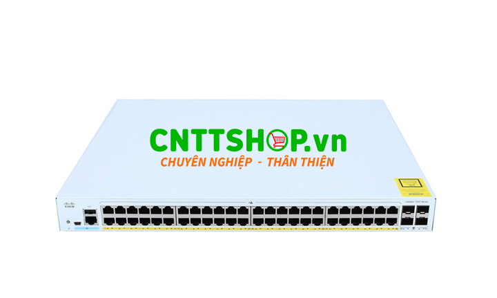 Switch Cisco C1000-48FP-4X-L có khả năng xếp chồng với 8 switch khác tạo ra một stack chung, quản lý dễ dàng