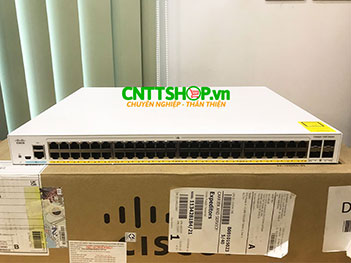 C1000-48P-4G-L | Cisco Catalyst 1000 with 48 Ports PoE+ 370W, 4 SFP Uplink