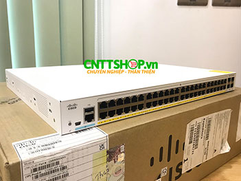 C1000-48P-4G-L | Cisco Catalyst 1000 with 48 Ports PoE+ 370W, 4 SFP Uplink