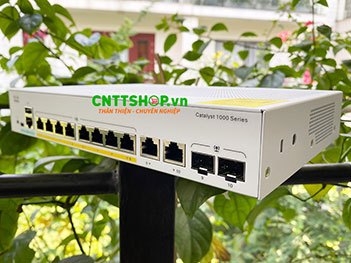 C1000-8P-E-2G-L Switch Cisco 8 Ports PoE+ 67W, 2 GE Combo Uplink