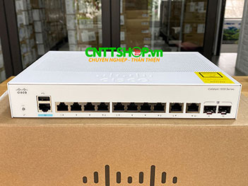 C1000-8T-2G-L Cisco Catalyst 1000 8 GE Ports, 2 GE Combo Uplink