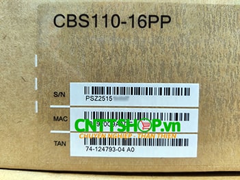 CBS110-16PP-EU Switch Cisco 16 Ports (8 support PoE with 64W power budget)