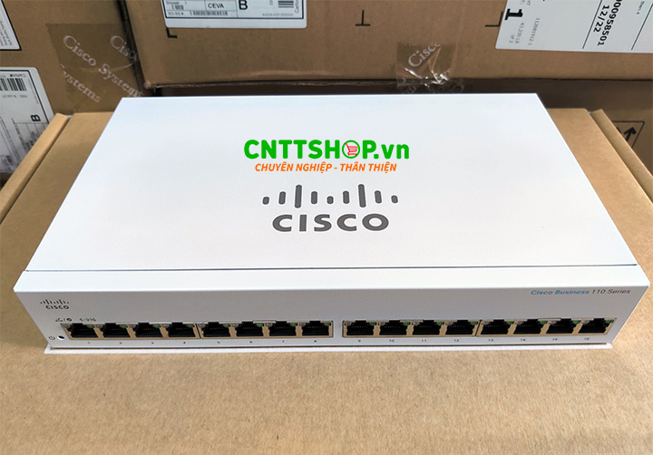 Switch Cisco CBS110-16T-EU 16 cổng 10/100/1000 mbps