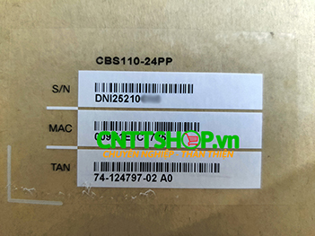 CBS110-24PP-EU Switch Cisco 24 Cổng (12 Port PoE), 2 GE Combo Uplink