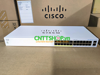 CBS110-24PP-EU Switch Cisco 24 Cổng (12 Port PoE), 2 GE Combo Uplink