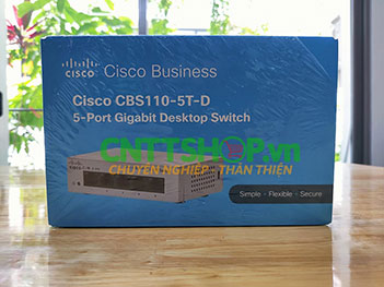 CBS110-5T-D-EU Cisco Business 110 Series Unmanaged Switches 5 port.