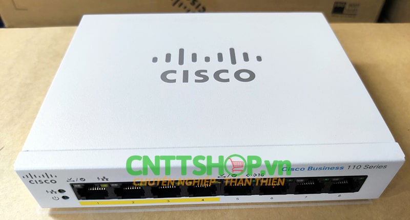 Cisco Business CBS110-8PP-D-EU Unmanaged Switches 8 port PoE.