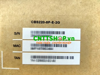 CBS220-8P-E-2G-EU Switch Cisco 8 Ports 1GE PoE, 2 Ports 1G SFP Uplink