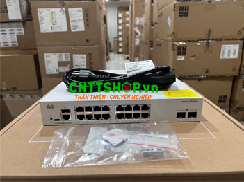 Switch Cisco Catalyst C1200-16T-2G 16-Ports GE, 2SFP Uplink, Giá Tốt
