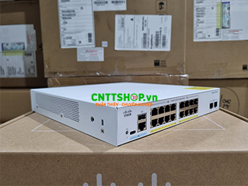 Switch Cisco C1200-16P-2G 16-Ports GE PoE+ 120W, 2 GE SFP Uplink