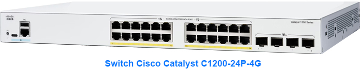 Switch Cisco Catalyst C1200-24P-4G