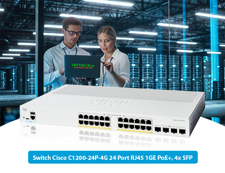 C1200-24P-4G | Thiết bị Switch Chính Hãng Cisco Giá Tốt.