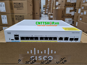 Switch Cisco C1200-8FP-2G 8-Ports 10/100/1000 PoE+ 120W, 2-Ports Combo uplink