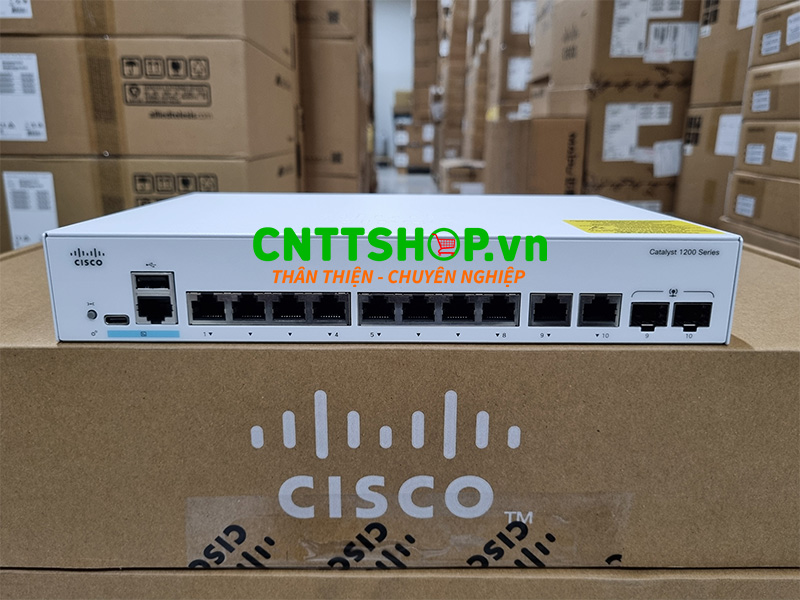 Switch Cisco C1200-8T-E-2G 8x 10/100/1000, 2x Gigabit copper