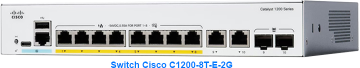 C1200-8T-E-2G là Bộ Chuyển Mạch Switch Cisco Dễ Sử Dụng, Giá Cả Phải Chăng