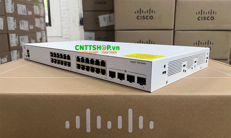 Thiết bị chuyển mạch Cisco C1300-24T-4X, 24xGE, 4x10G SFP+