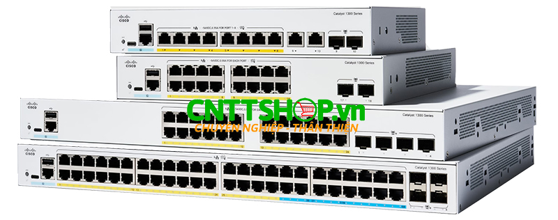 Switch Cisco Catalyst C1300-48P-4X 48 Port PoE+
