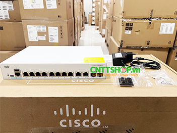 Switch Cisco Catalyst C1300-8T-E-2G 8-Ports GE, 2 Combo Uplink