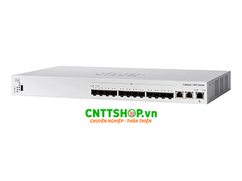 Switch Cisco Catalyst C1300-12XS 12x SFP+, 2x 10G copper combo with 2x SFP+