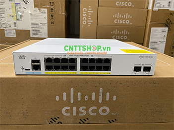 Switch Cisco C1300-16FP-2G 16x 10/100/1000 PoE+ 240W, 2 SFP Uplink
