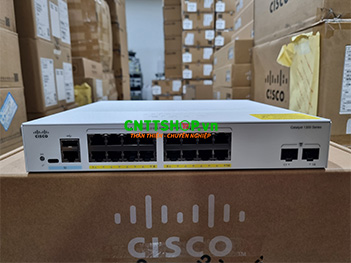 Switch Cisco C1300-16P-2G 16-Ports PoE+ 120W, 2 SFP Uplink
