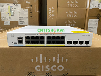 Switch Cisco C1300-16P-4X 16-Ports GE PoE+ 120W, 4 SFP+ Uplink