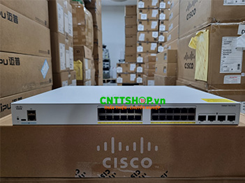 Switch Cisco C1300-24FP-4G 24-Ports GE PoE+ 370W, 2 SFP Uplink