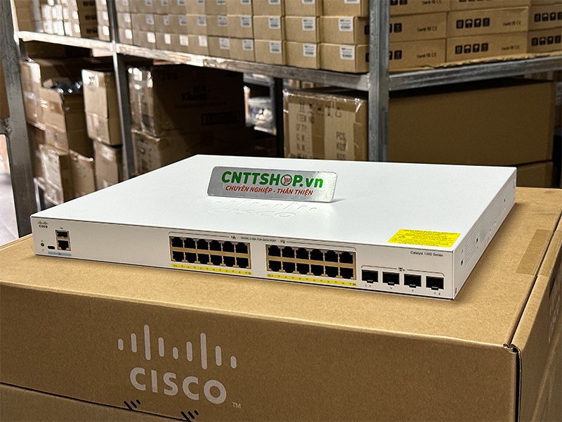 Giới thiệu về thiết bị chuyển mạch Switch Cisco Catalyst C1300-24FP-4X