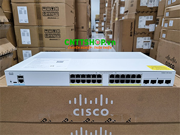Switch Cisco C1300-24P-4G 24-Ports PoE+ 195W, 4 SFP Uplink