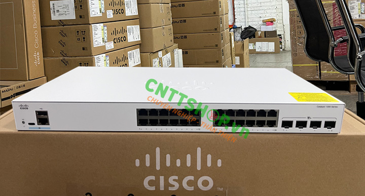 Switch Cisco C1300-24T-4G 24 cổng Gigabit, 4 cổng SFP