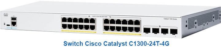 Switch Cisco C1300-24T-4G Catalyst 1300