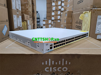 Switch Cisco C1300-48FP-4G 48-Ports GE PoE+ 740W, 2 SFP Uplink