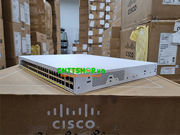 Switch Cisco C1300-48FP-4G 48-Ports GE PoE+ 740W, 2 SFP Uplink