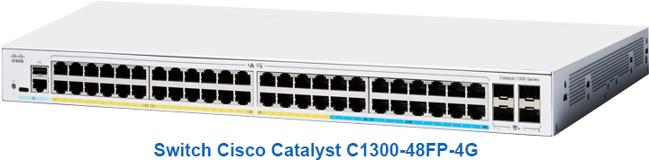 Switch Cisco Catalyst C1300-48FP-4G