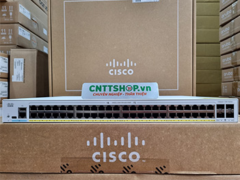 Switch Cisco C1300-48P-4G 48-Ports PoE+ 370W, 4 SFP Uplink