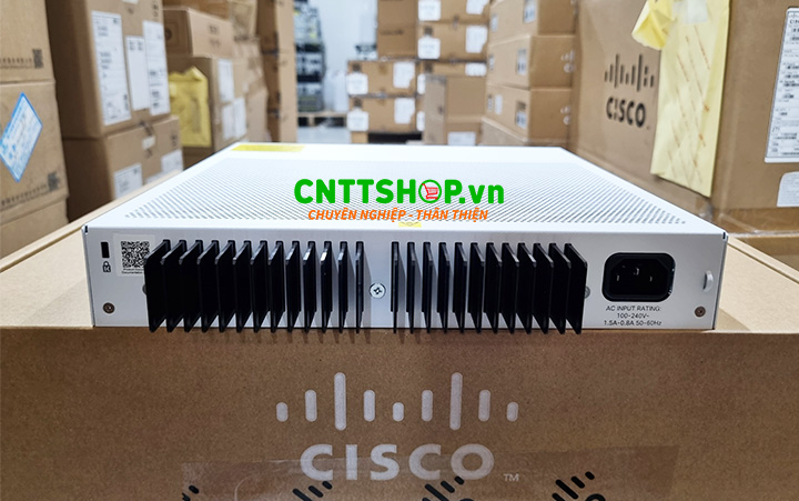 Mặt sau của Switch Cisco Catalyst C1300-8FP-2G