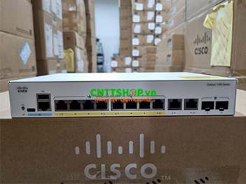 Switch Cisco C1300-8P-E-2G 8-Ports GE PoE+ 60W, 2 Combo Uplink