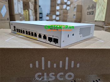 Switch Cisco C1300-8P-E-2G 8-Ports GE PoE+ 60W, 2 Combo Uplink