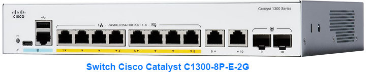 C1300-8P-E-2G Switch Cisco 1300