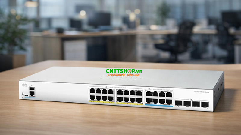 Cisco C1300X-24MU-4X là Switch Access Layer3 hiệu năng cao của Cisco