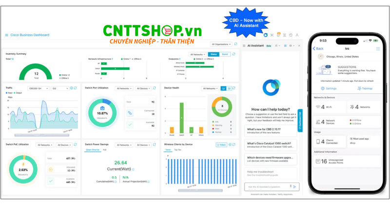 Quản lý đơn giản, linh hoạt trên C1300X-24P-4X