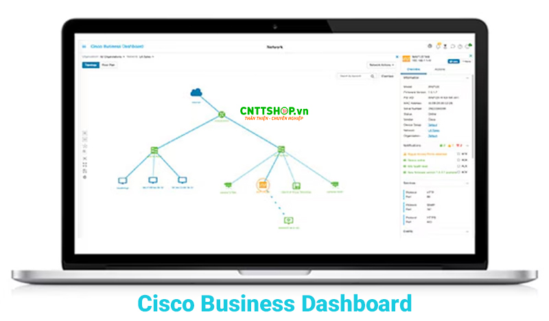 Quan ly Switch Cisco C1300X-48T-4X bang Cisco Business Dashboard
